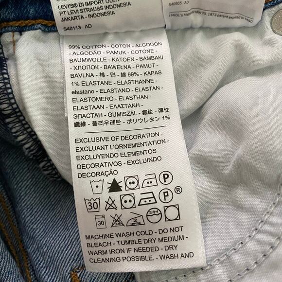 Levi's Wedgie Straight Medium Wash 25 X 27 - Excellent - Picture 13 of 13